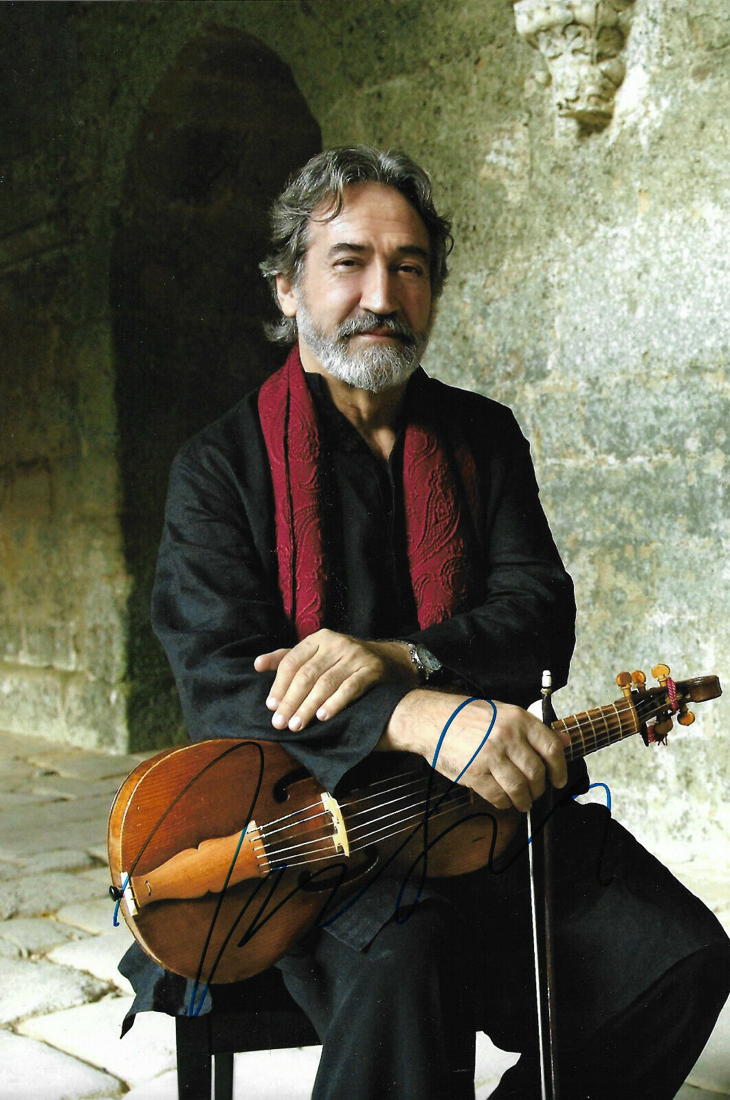 Jordi Savall signed 8x12 inch Photo Poster painting autograph