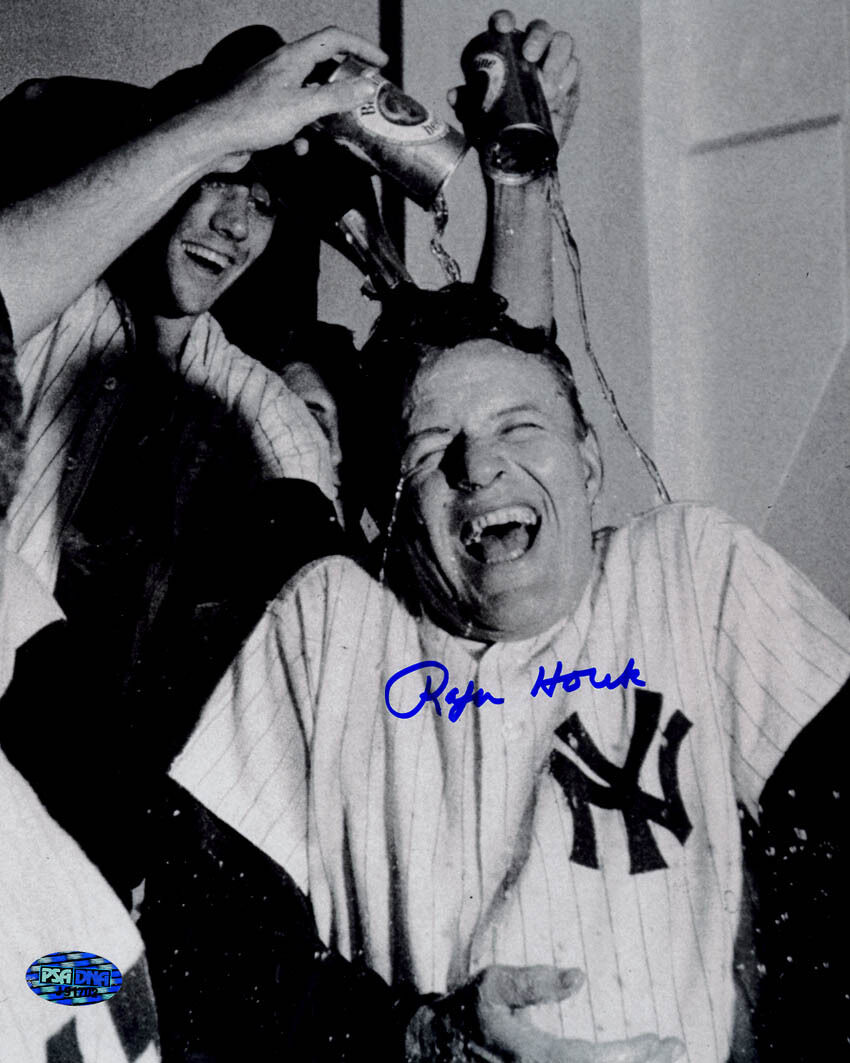 Ralph Houk SIGNED 8x10 Photo Poster painting New York Yankees (DEC) PSA/DNA AUTOGRAPHED