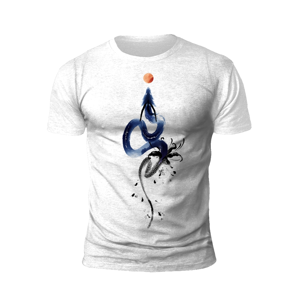Ink Dragon Elegance T-Shirt