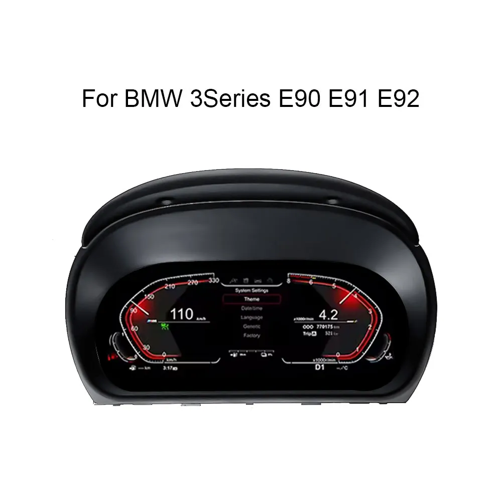 11 Zoll LCD f&uuml;r BMW 3Series E90 Cluster Dashboard Instrument Vollbild