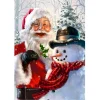 Santa Claus  | Full Round Diamond Painting KitsChristmas
