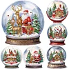 (Multistyle) Boule De Cristal De No&euml;l Forme Sp&eacute;ciale Diamant Peinture 30X30CM