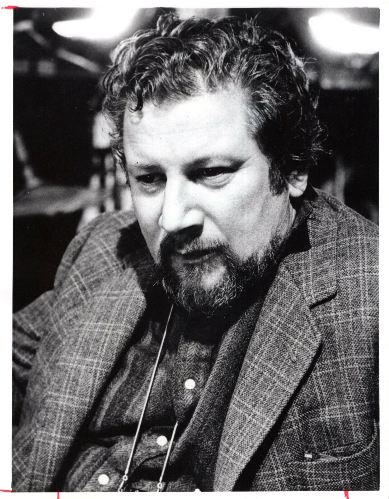 PETER USTINOV English Actor Vintage 7x9 Promo Press News Photo Poster painting 1970's