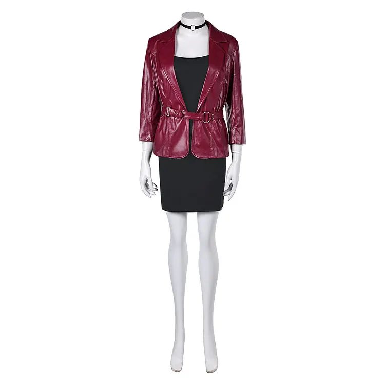 Silent Hill 2 Remake (2024) Maria Red Outfits Cosplay Costume Halloween Carnival Suit