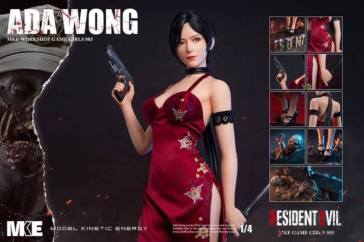 Fanart Studio Resident Evil Ada Wong Resin Statue Pre-order 1/4 Scale 2  Body EX