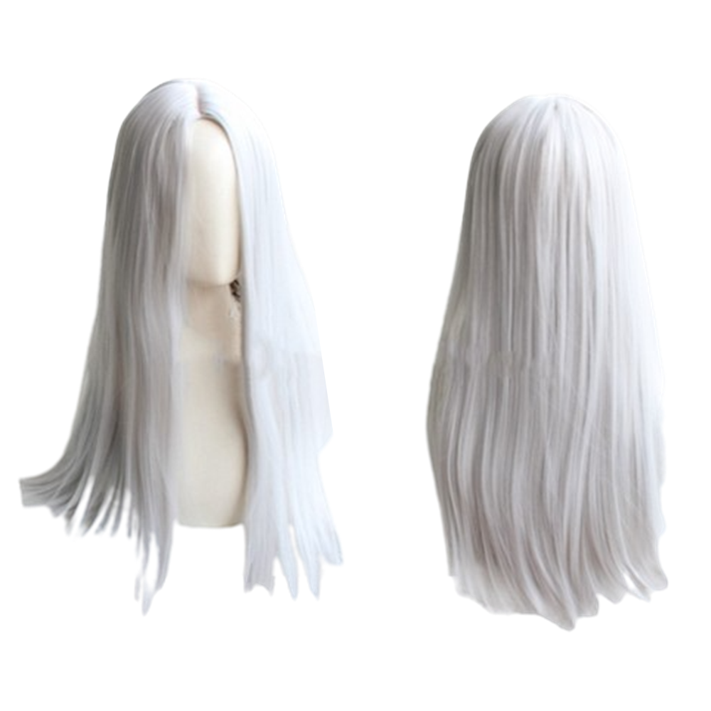 TV The Witcher Geralt White Wigs Cosplay Accessories Halloween Carnival Props