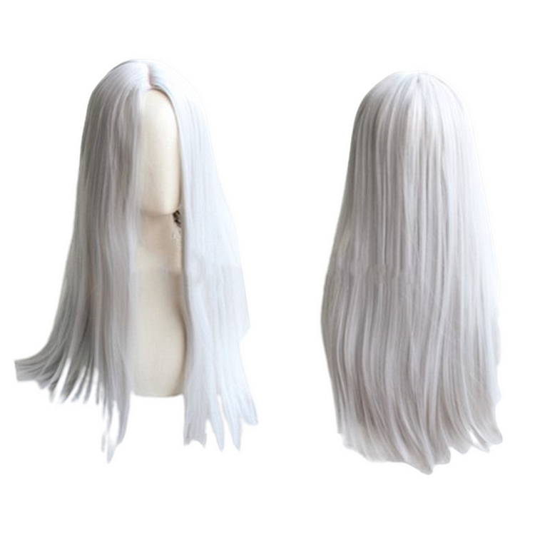The Witcher Geralt White Wigs Cosplay Accessories Halloween Carnival Props