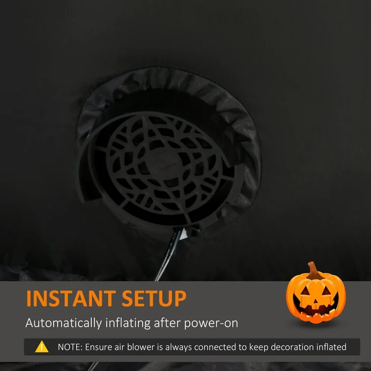 Pumpkin Head Ghost Inflatable