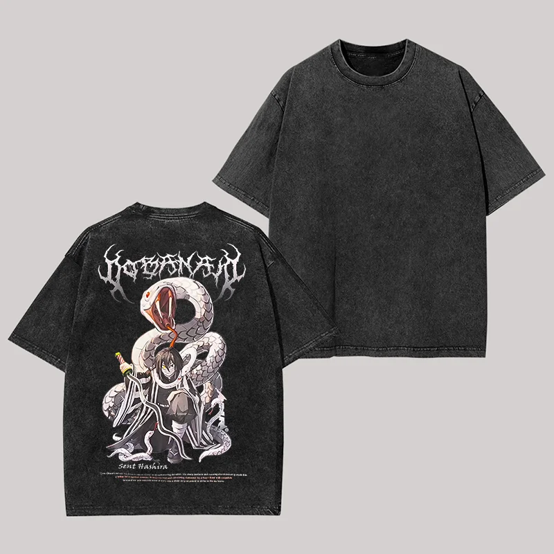 Demon Slayer Iguro Obanai Printed Unisex Washed T-Shirt