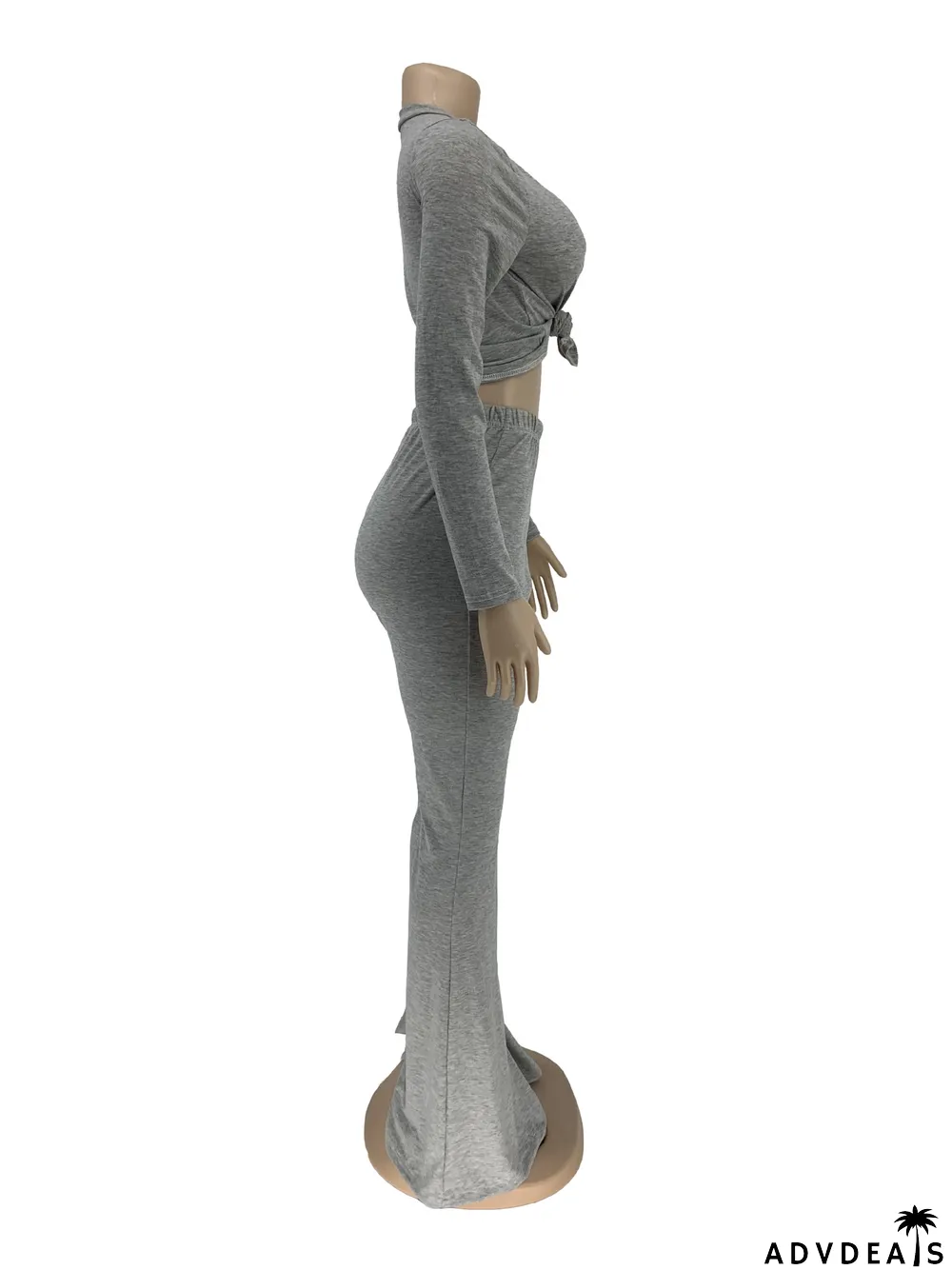 Fashion Crew Neck Print Casual Suit