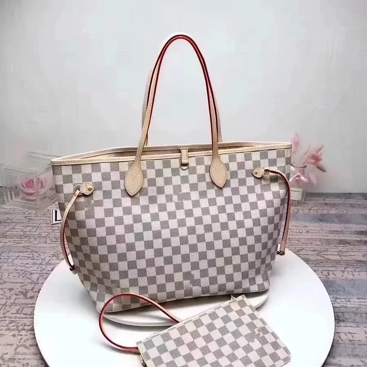 Fashion Shoulder Bag Checkerboard color handbag