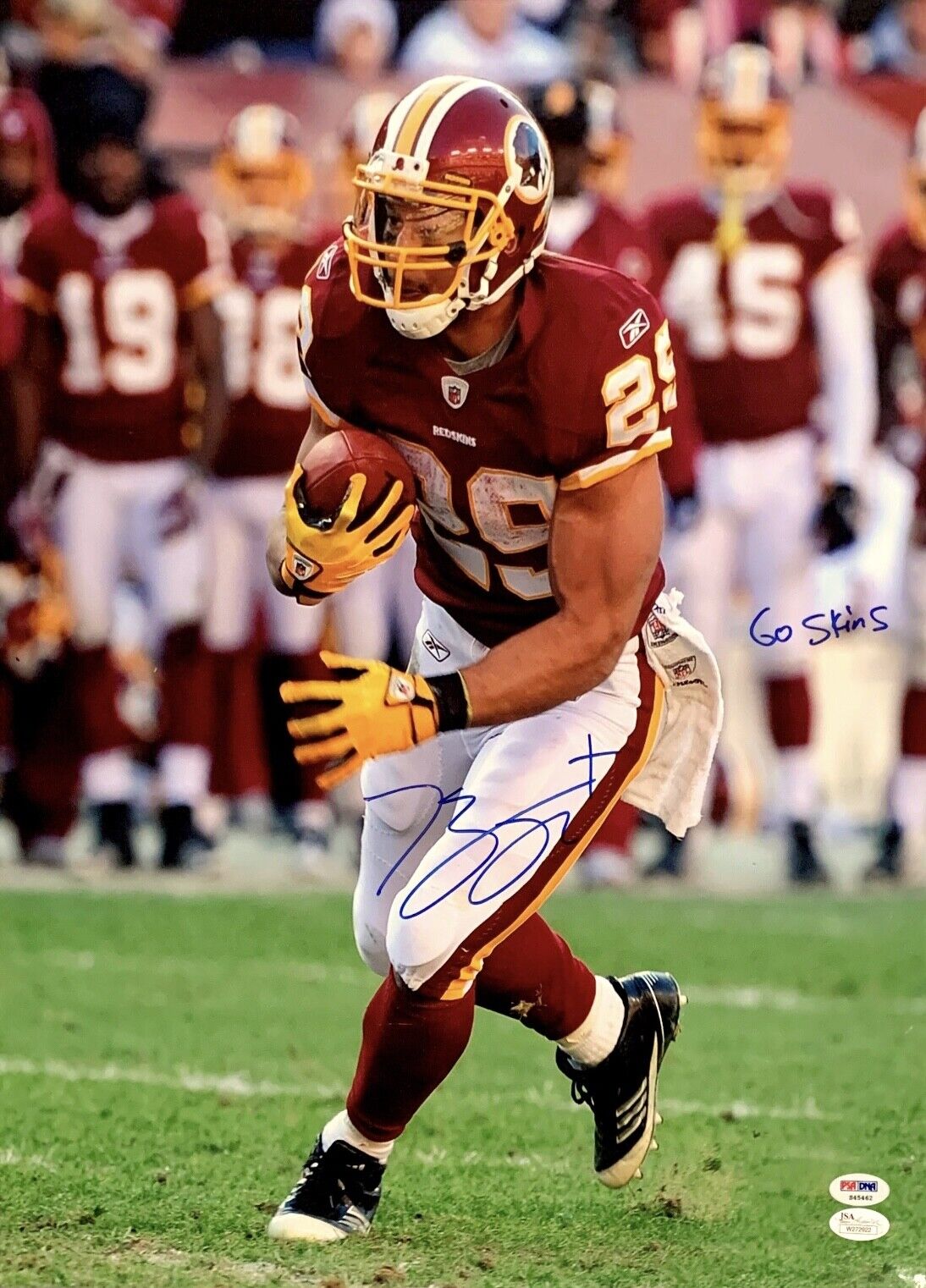 Roy Helo Jr Signed Redskins 16x20 Photo Poster painting PSA S45462