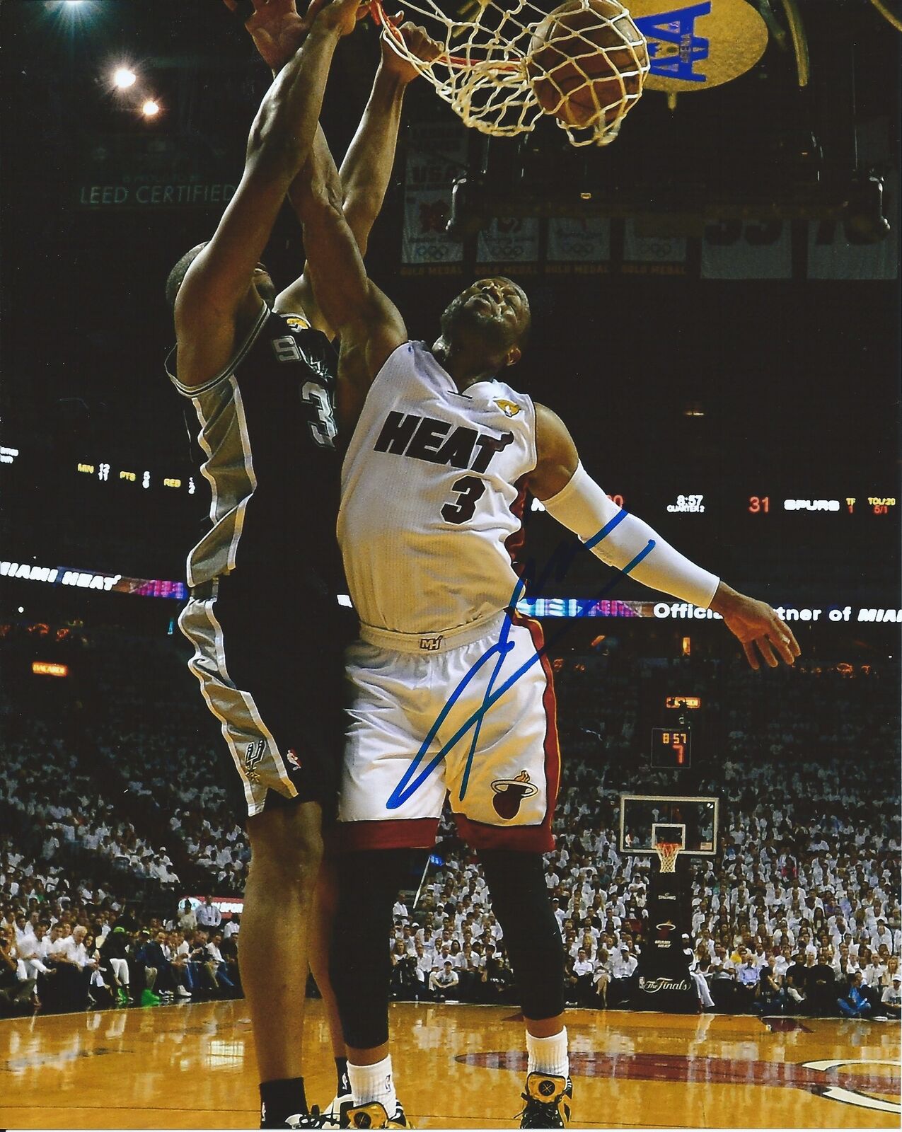 BORIS DIAW signed autographed SAN ANTONIO SPURS 8x10 Photo Poster painting NBA CHAMP w/COA