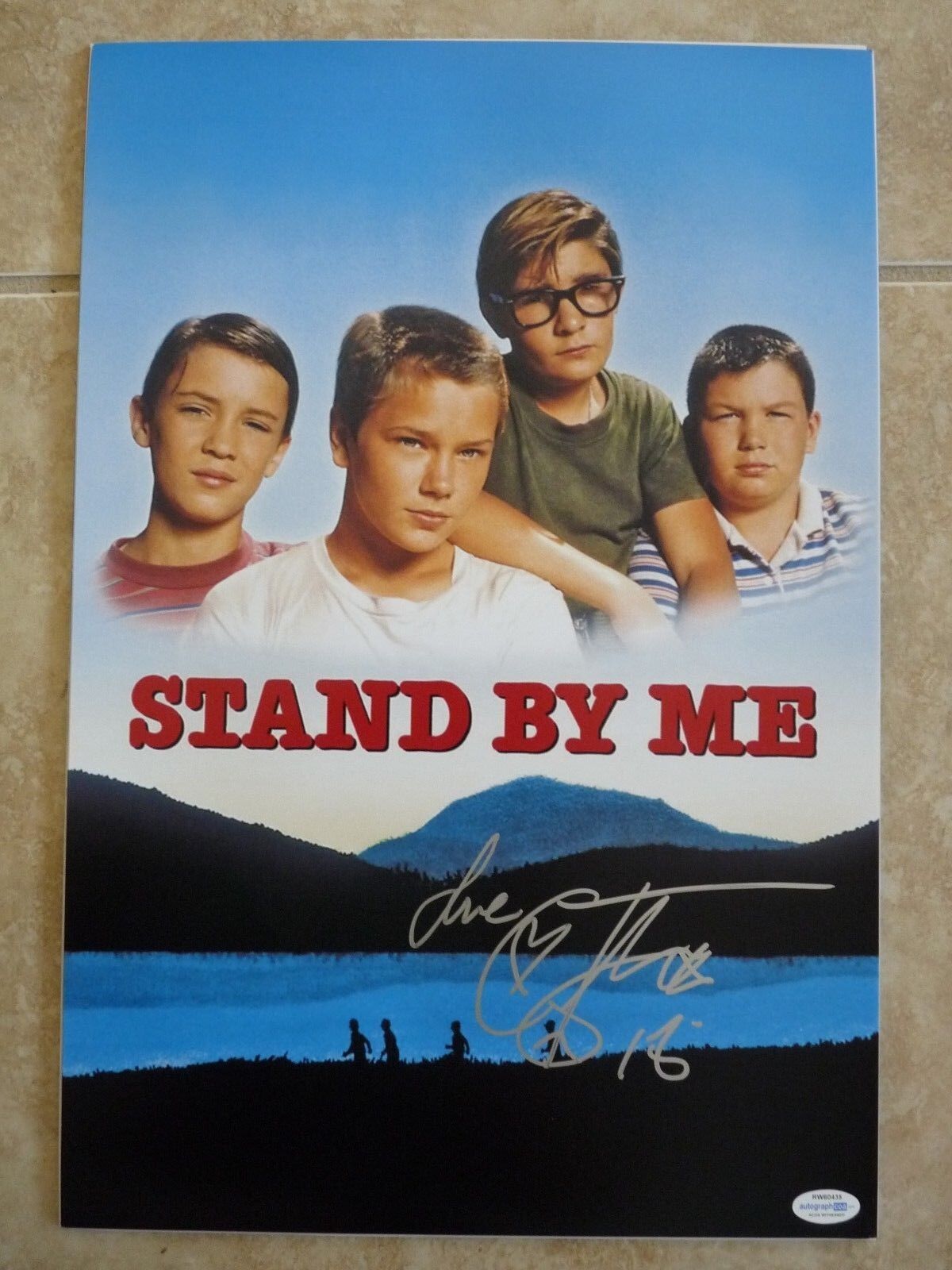 Corey Feldman Stand By Me Signed Autographed 12x18 Photo Poster painting Beckett Certified #1