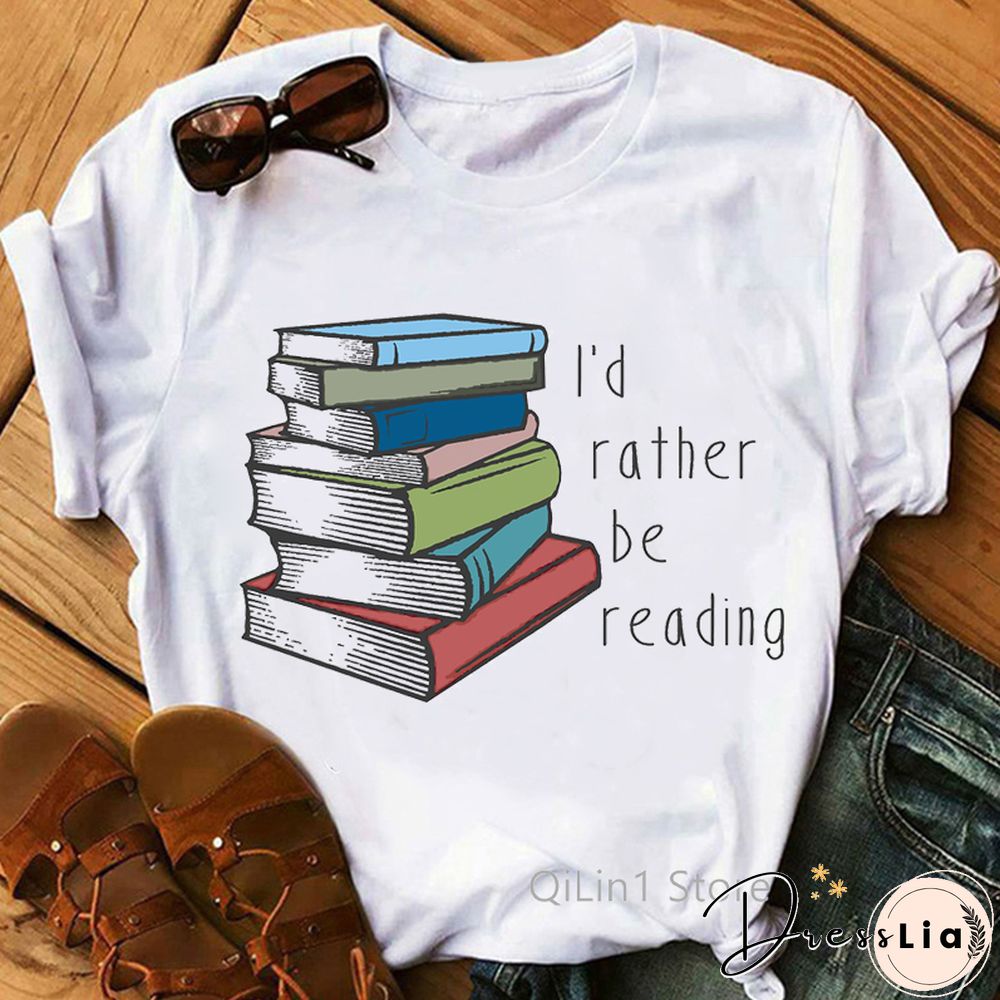 My Weekend Is Booked Women's Graphic T Shirts Summer Top Female T-Shirt Girls Student Book Lover Birthday Gift White Tshirt Tees
