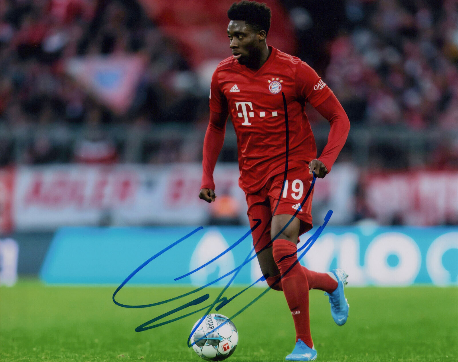 ALPHONSO DAVIES signed BAYERN MUNICH