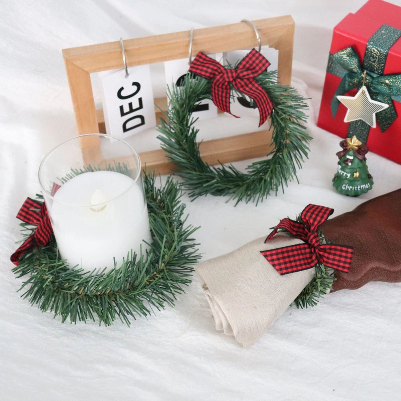 Christmas Modern Style Classic Style Bow Knot PVC Polyester Party Garlands Decorations Table Decoration