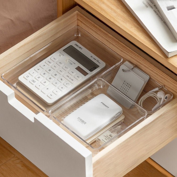 Transparent Drawer Sorting Compartment