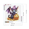 (40*40cm)Halloween Pterosaur - Full Round Drill Diamond Painting