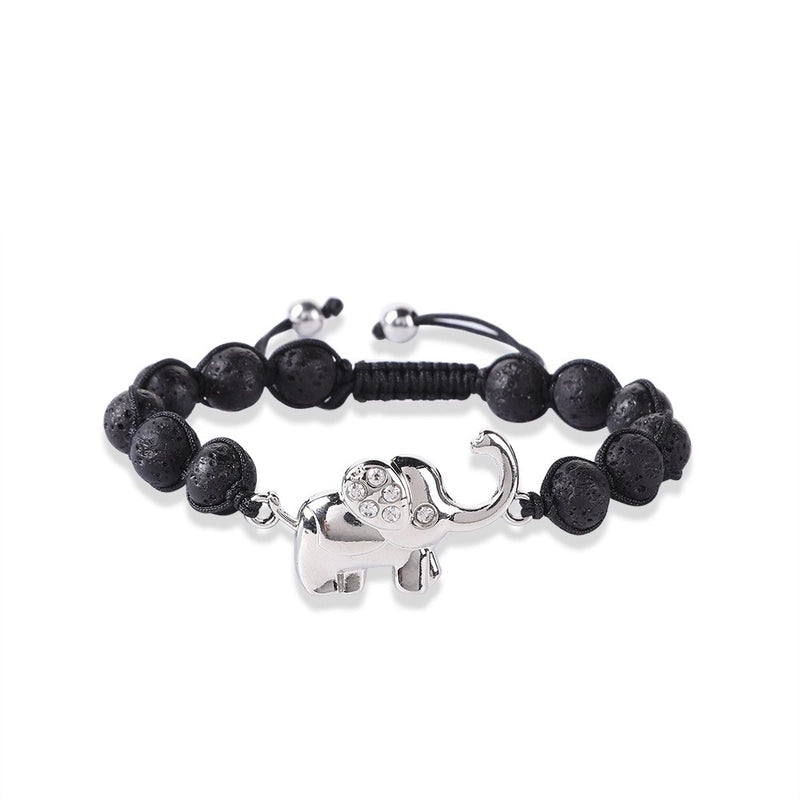 Casual Elegant Elephant Natural Stone Bracelets In Bulk