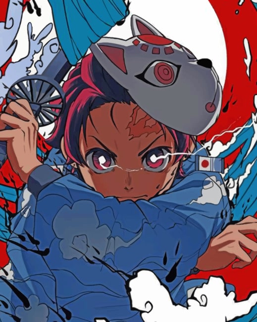 

Demon Slayer Kimetsu No Yaiba – Paint By Numbers - 40*50CM, 501 Original