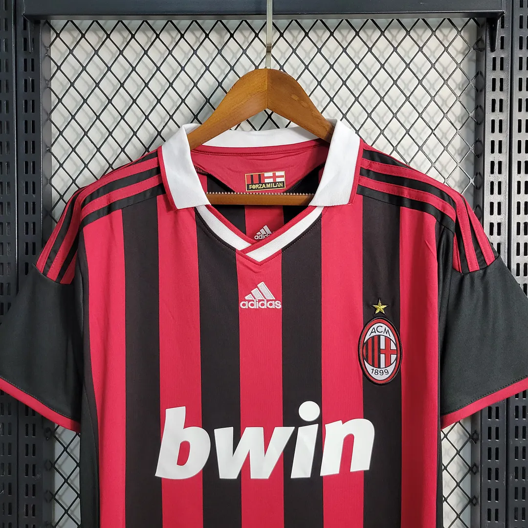 Retro 2009-2010 AC Milan Home Football Shirt Thai Quality