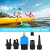 Paddle Board Valve Adapter Inflatable Pump Converter with 4 Nozzles