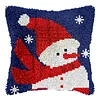 Christmas-DIY Latch Hook Rug Pillowcase Kits 43*43cm
