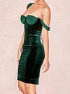 One-Shoulder Bandeau Split-Joint Mini Dress