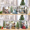 6PCS DIY Diamond Art Greeting Cards Christmas Mouse Congratulations Cards & Gift