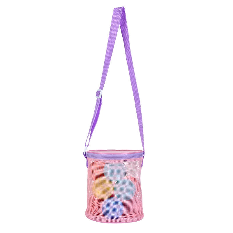New Color Matching Children’s Toy Bag Shell Storage Bag Travel Beach Bag Hollow Transparent Beach Bag