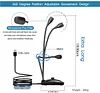 KO-STAR USB Computer Microphone With Mute Button,New 2023 Plug&Play Desk Microphone For Computer,PC, Laptop, Mac, PS4 Mic LED Indicator -360 Gooseneck Design -Recording, YouTube, Gaming, Podcast Mics