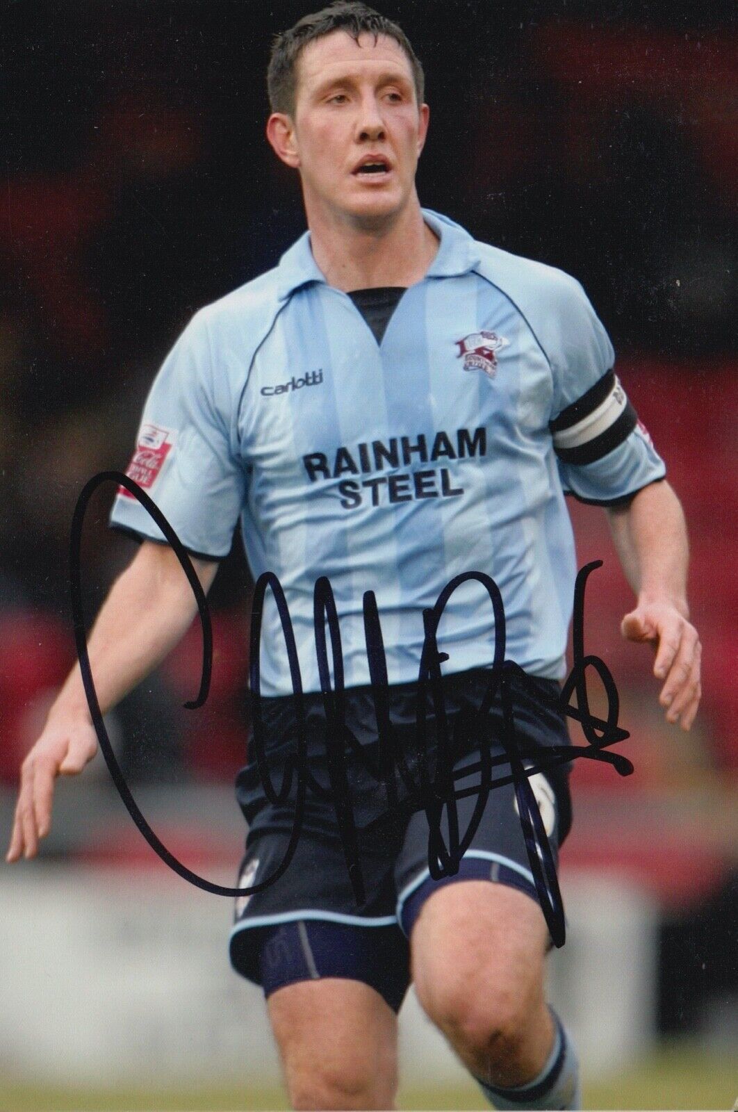 CLIFF BYRNE HAND SIGNED 6X4 Photo Poster painting - FOOTBALL AUTOGRAPH - SCUNTHORPE UNITED 1.