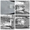 ADCARLIGHTS Headlight Assembly for 1999 2000 2001 2002 Chevy Silverado 1500 2500/1500HD 2500HD 3500/2000-2006 Tahoe/Suburban Chrome Housing with Clear Reflector