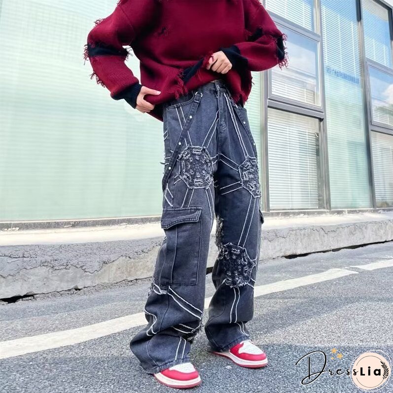Heavy Weight Spiderweb Jeans