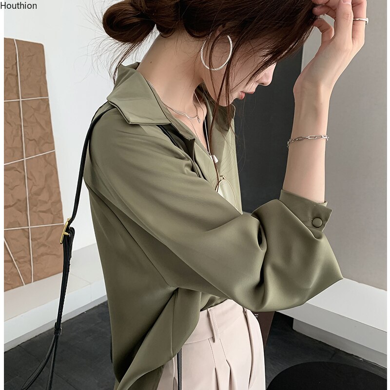 Women's Long-sleeved Solid Casual Fashion Tops