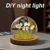 Artificial Tulip Flower Night Light Bedside Lamp LED Night Lamp Christmas Gifts