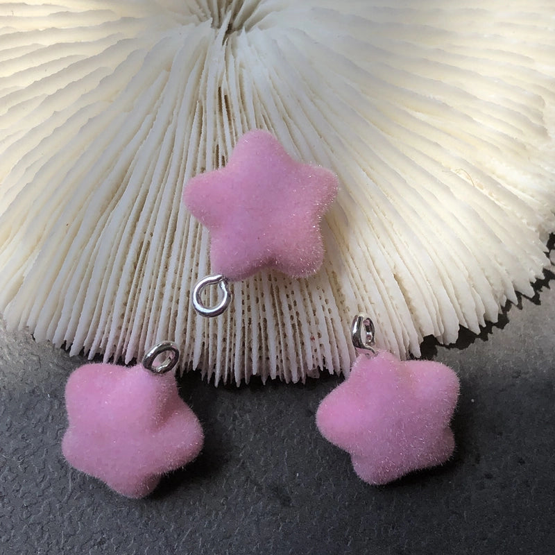 10 PCS/Package 15mm Plastic Resin Pentagram Jewelry Accessories Pendant