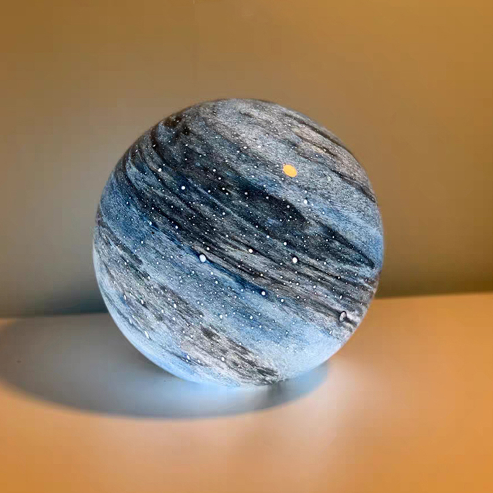 

LED Starry Planet Night Lights Room Bedside Lamps Table Ornament No Base, 501 Original