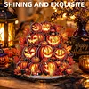 Pumpkin Diamond Dot Painting Ornament DIY Double Sided Acrylic Stand