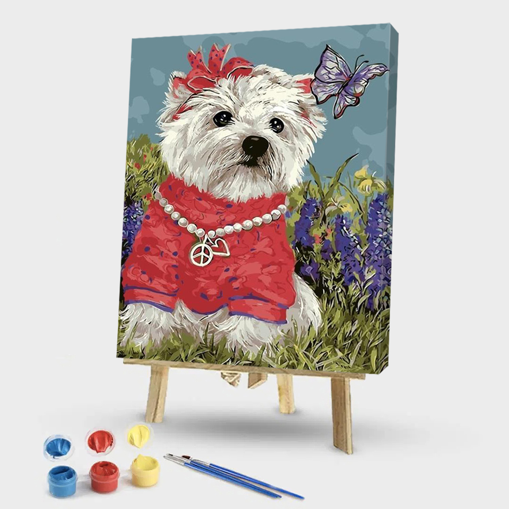 

40*50CM - Paint By Numbers - Dog, 501 Original