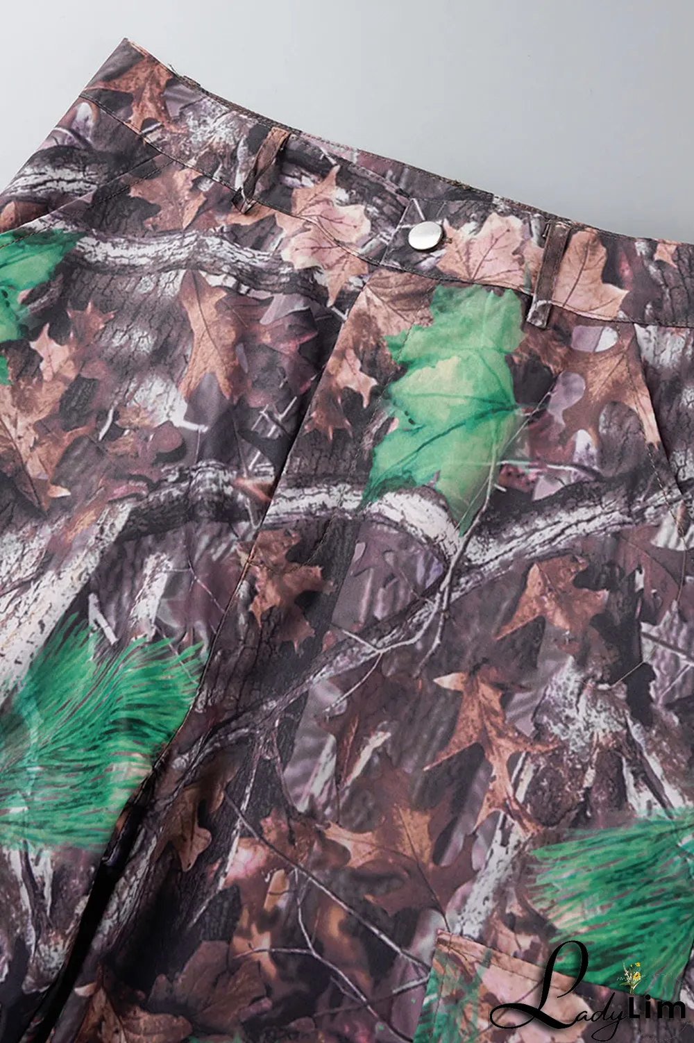 Colour Fashion Print Patchwork Harlan Mid Waist Harlan Full Print Bottoms