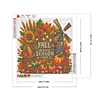 Diamond Painting-DIY Full Round Drill Fall Thanksgiving(40*40 CM)