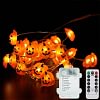 Guirlande lumineuse citrouille d'Halloween
