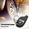 Portable Tire Gauge LCD Display with Keychain Digital Tire Pressure Gauge Tester