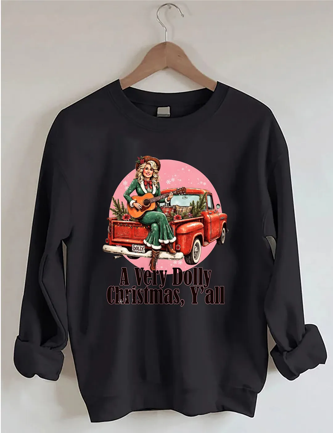A Very Dolly Christmas,Y'all Sweatshirt