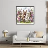 Flowers, Donkeys And Sheep-11CT Stamped Cross Stitch 40*40cm/15.75*15.75in tapestrymarket