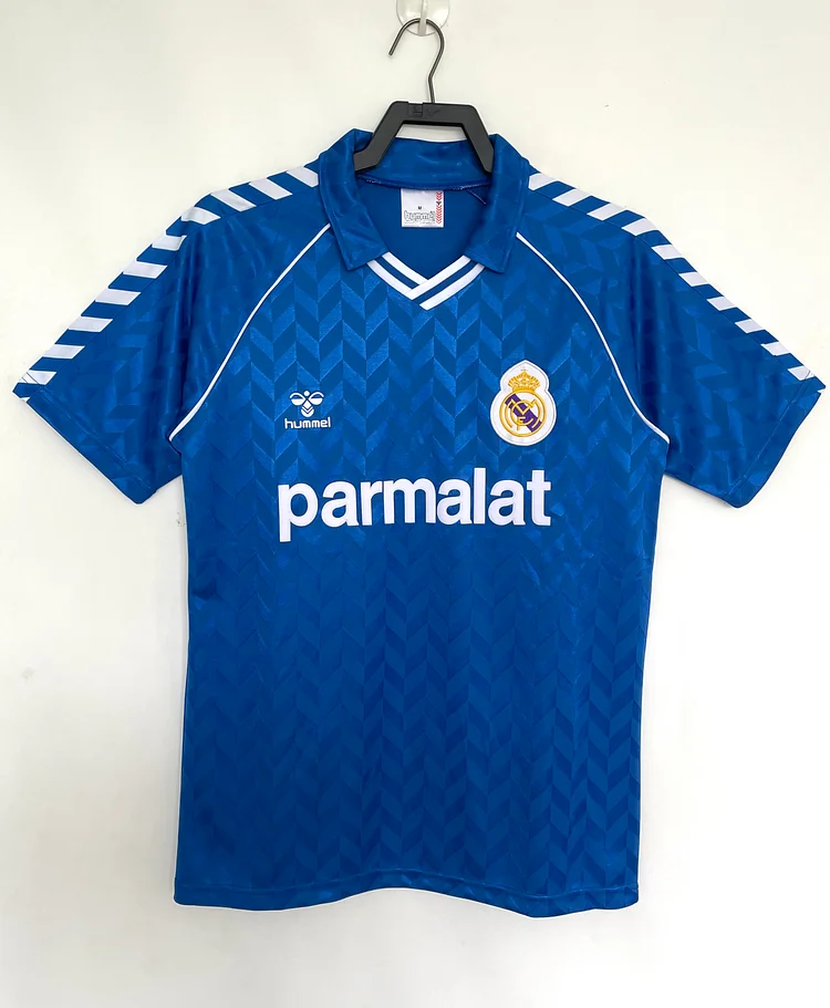 1986-87 Real Madrid Away Retro Jersey