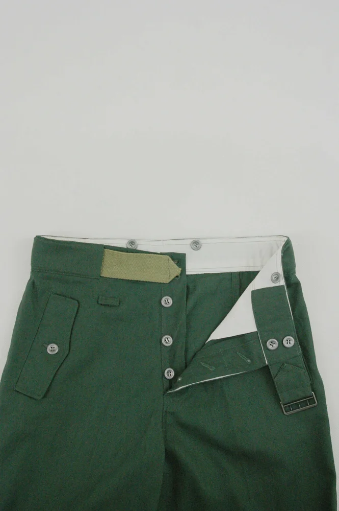   Elite German Panzer Summer HBT Reed Green Trousers German-Uniform