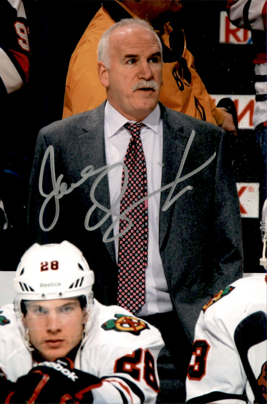 Joel Quenneville SIGNED autographed 4x6 Photo Poster painting CHICAGO BLACKHAWKS #2